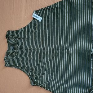 Old Navy Tank Top, Brand New, Striped Green, Large